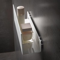 Полка Keuco 24952510000 белая, c интегрированными крючками