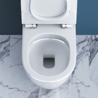 Унитаз-компакт напольный BelBagno Sfera-r BB2141CPR безободковый, крышка BB2111SC с микролифтом, бачок BB2141T