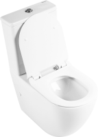 Унитаз-компакт напольный BelBagno Sfera-r BB2141CPR безободковый, крышка BB2111SC с микролифтом, бачок BB2141T