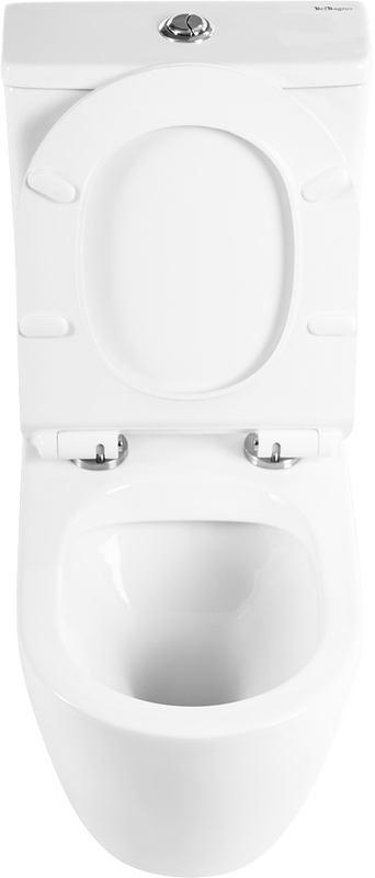 Унитаз-компакт напольный BelBagno Sfera-r BB2141CPR безободковый, крышка BB2111SC с микролифтом, бачок BB2141T
