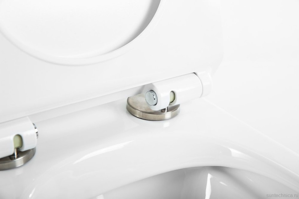 Унитаз-компакт напольный BelBagno Sfera-r BB2141CPR безободковый, крышка BB2111SC с микролифтом, бачок BB2141T