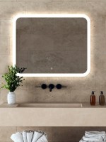 Зеркало Abber See AG6109SL-1.0 100х80 см, с подсветкой