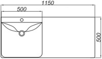 Мебель для ванной комнаты Aqwella Forma 115 L 2 ящика, зеркало STWORKI Скаген