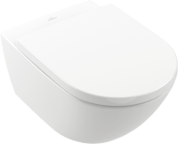 Унитаз подвесной Villeroy & Boch Subway 3.0 4670TSR1 alpin, ceramicplus, сиденье с микролифтом