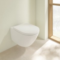 Унитаз подвесной Villeroy & Boch Subway 3.0 4670TSR1 alpin, ceramicplus, сиденье с микролифтом