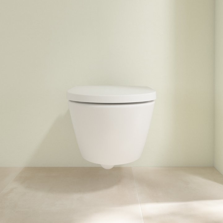 Унитаз подвесной Villeroy & Boch Subway 3.0 4670TSR1 alpin, ceramicplus, сиденье с микролифтом