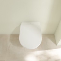 Унитаз подвесной Villeroy & Boch Subway 3.0 4670TSR1 alpin, ceramicplus, сиденье с микролифтом