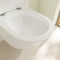 Унитаз подвесной Villeroy & Boch Subway 3.0 4670TSR1 alpin, ceramicplus, сиденье с микролифтом
