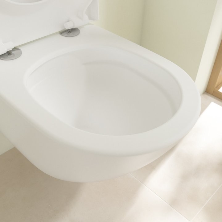 Унитаз подвесной Villeroy & Boch Subway 3.0 4670TSR1 alpin, ceramicplus, сиденье с микролифтом