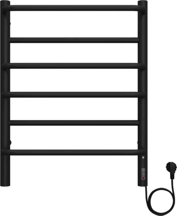 Полотенцесушитель электрический Terminus Евромикс П6 450х600, черный муар