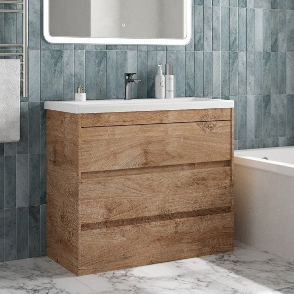 Тумба под раковину Art&Max Family-M 90 напольная, harbor golden