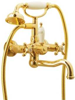 Смеситель для ванны с душем Boheme Tradizionale Oro 293