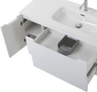 Мебель для ванной комнаты BelBagno Etna 100 R 2 ящика, дверца, bianco lucido