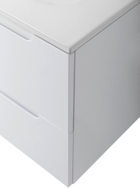 Мебель для ванной комнаты BelBagno Etna 100 R 2 ящика, дверца, bianco lucido
