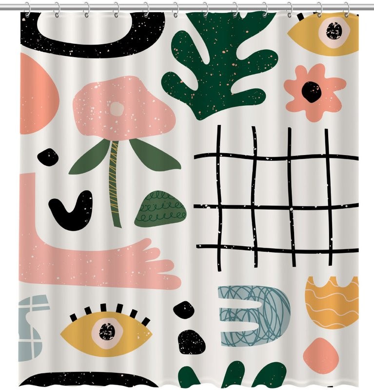 Штора для ванной Fixsen 2500 Summer FX-2506 180x200