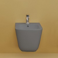 Биде подвесное Kerasan Tribeca 512589 ferro matt