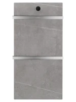 Полотенцесушитель электрический Wonzon & Woghand WW-A502-BR серый мрамор, брашированный никель