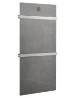 Полотенцесушитель электрический Wonzon & Woghand WW-A502-BR серый мрамор, брашированный никель