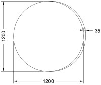Зеркало Sanvit АРТ 120