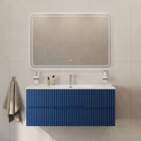 Мебель для ванной комнаты Cezares Duet 120 sapfiro, раковина Cezares CZR-8095-120