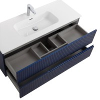 Мебель для ванной комнаты Cezares Duet 120 sapfiro, раковина Cezares CZR-8095-120