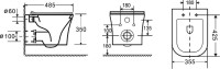 Унитаз подвесной Grossman Style GR-4474S безободковый, с микролифтом