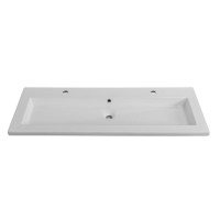 Тумба с раковиной Cezares Plane 120 bianco lucido, раковина Cezares CZR-8070-120-1-2