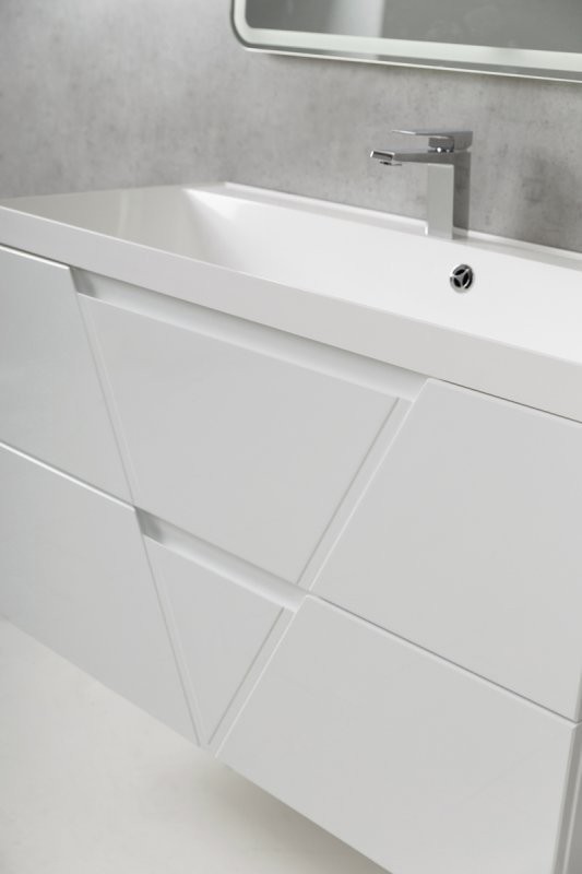 Тумба под раковину BelBagno Vittoria 100 bianco lucido