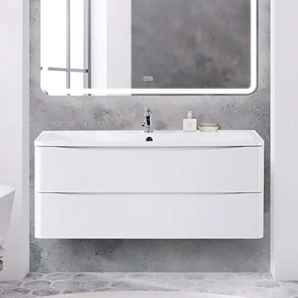 Тумба под раковину BelBagno Acqua 120 подвесная, bianco lucido