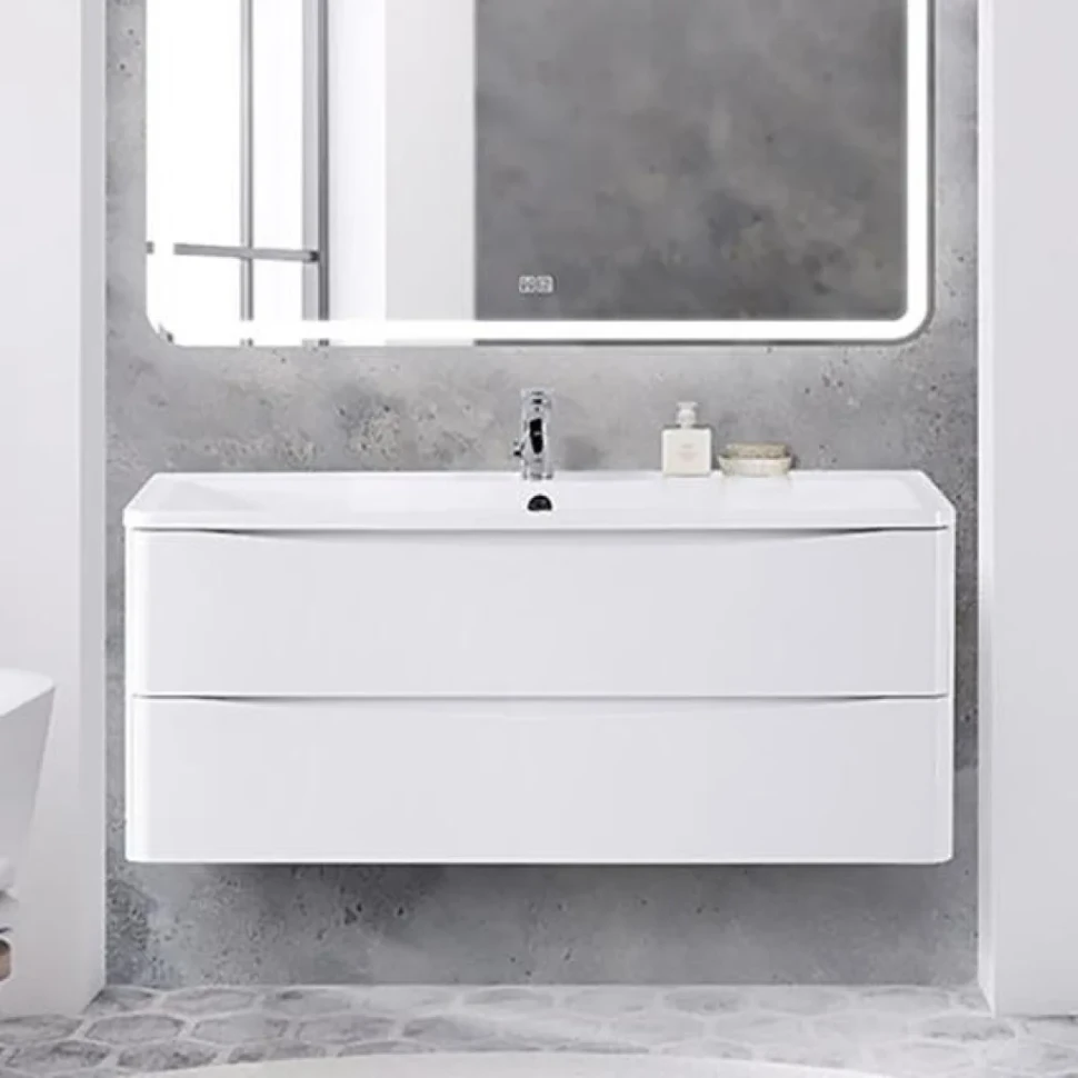 Тумба под раковину BelBagno Acqua 120 подвесная, bianco lucido
