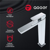 Смеситель для раковины Agger Great Great A2812100 для раковины, хром