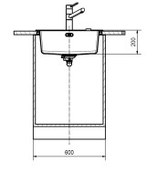 Мойка кухонная Franke Smart Sirius SID 610 снежно-белая Мойка кухонная Franke Smart Sirius SID 610 снежно-белая