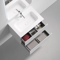 Тумба с раковиной Sancos Snob R 70 подвесная, bianco, раковина CN7031