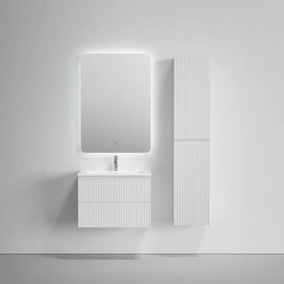 Тумба с раковиной Sancos Snob R 70 подвесная, bianco, раковина CN7031