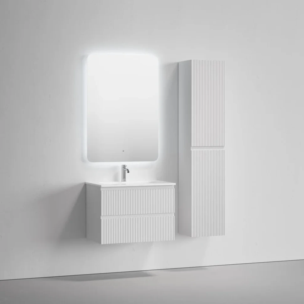 Тумба с раковиной Sancos Snob R 70 подвесная, bianco, раковина CN7031