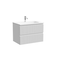 Тумба с раковиной Sancos Snob R 70 подвесная, bianco, раковина CN7031