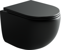 Унитаз подвесной Ceramicanova UP Rimless CN4007MB черный матовый