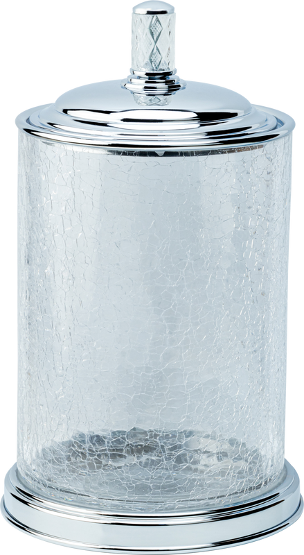 Мусорное ведро Boheme Murano Cristal 10914-CRST-CH хром
