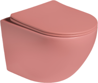 Унитаз подвесной SantiLine SL-5104 персиковый матовый