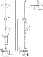 Душевая стойка Aquanet Passion R3