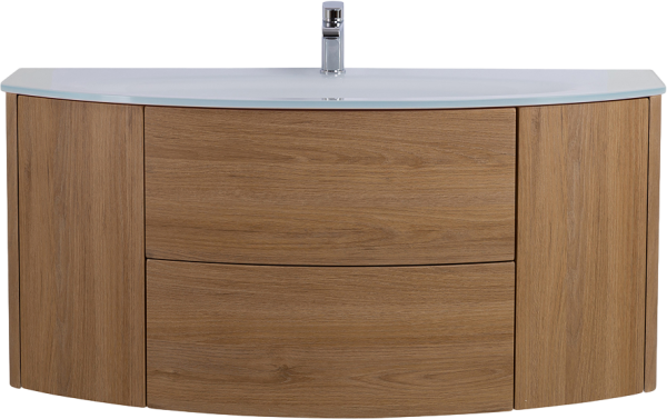 Тумба с раковиной Cezares Eden 120 rovere tabacco, раковина 82368