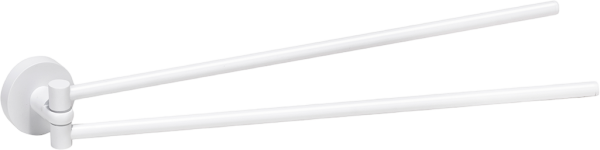 Полотенцедержатель Bemeta White 104204194 двойной, поворотный, white