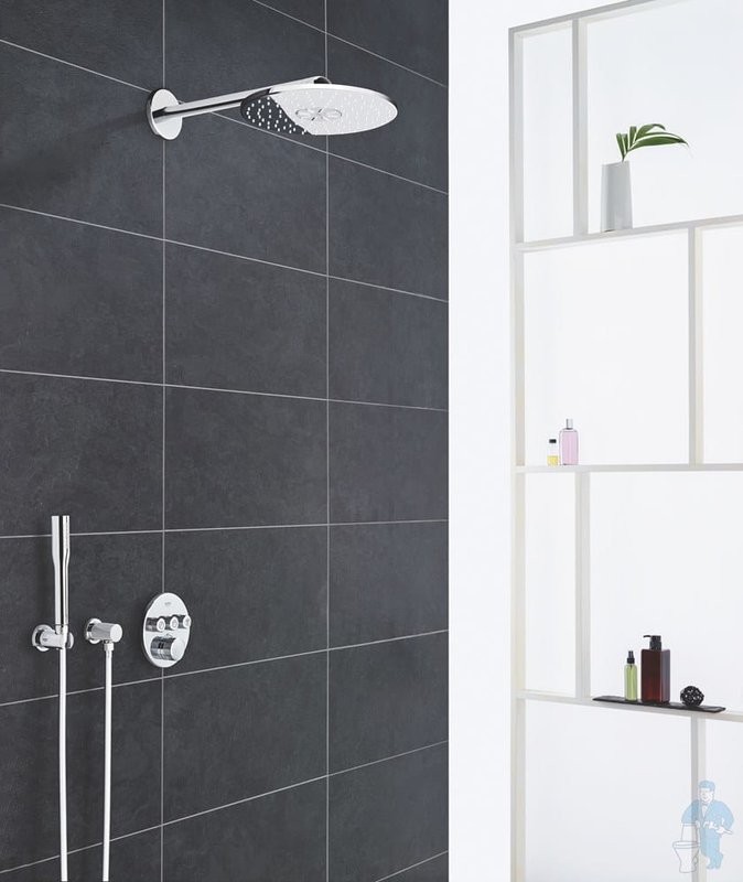 Душевой комплект Grohe Grohtherm SmartControl 34705000 С ВНУТРЕННЕЙ ЧАСТЬЮ, с термостатом