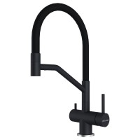 Смеситель для кухни Paulmark Rubert Ru213175-AN с гибким изливом, антрацит