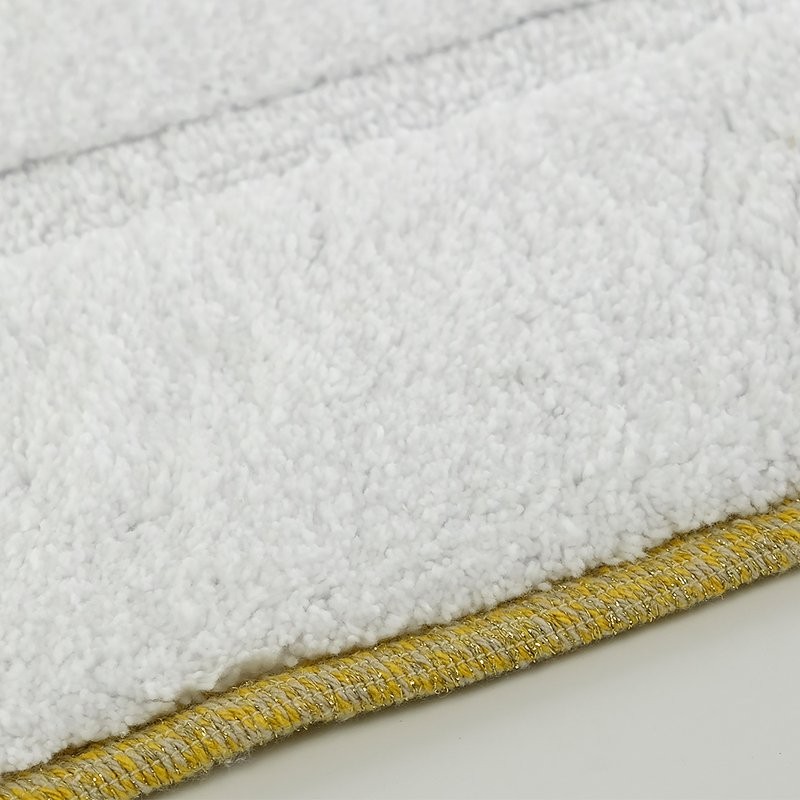 Коврик Migliore 31923 белый, окантовка золото