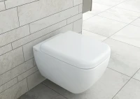 Комплект  Чаша для унитаза подвесного VitrA Shift 7742B003-0075 белая глянцевая + Крышка-сиденье VitrA Shift 91-003-009 с микролифтом, петли хром + Си