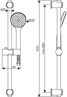 Душевой гарнитур Dorff Comfort D0108000BL