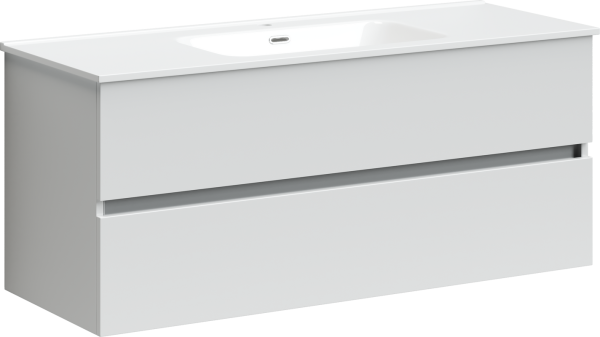 Тумба под раковину Sancos Urban 119 см белый глянец