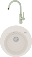 Комплект Мойка Lemark Sula 500 9910004 жасмин + Смеситель Comfort LM3073PJS жасмин