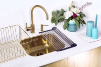 Комплект Мойка Omoikiri Omi 44-U/IF AB латунь + Измельчитель Nagare slim 1250